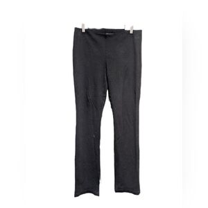 Eileen Fisher Sz 12 Black Knit Boot cut Pants